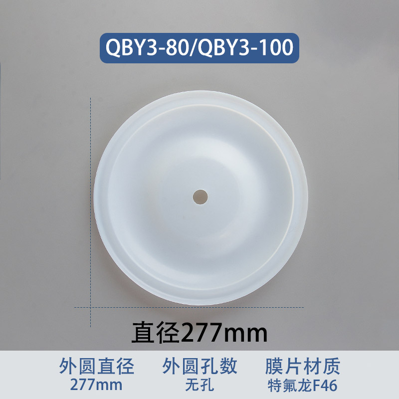 F46 fluoropolymer Replacement Diaphragm — 277mm