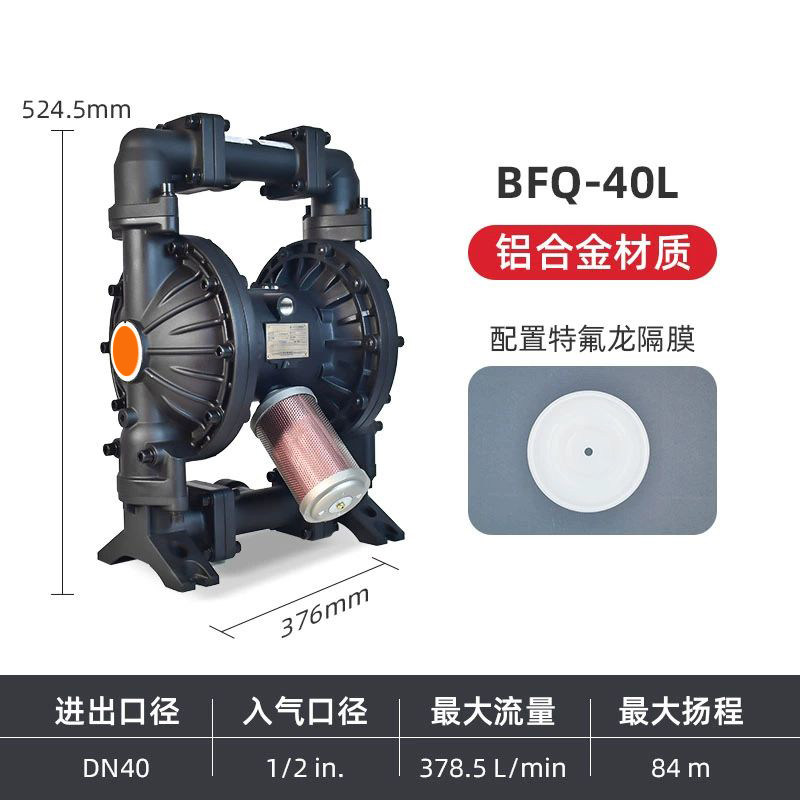 1-1/2 in Aluminum AODD Pump