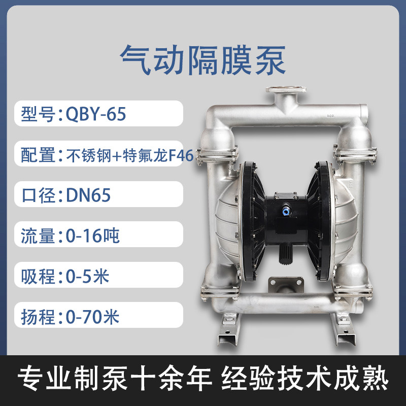 2-1/2 in Stainless steel AODD Pump