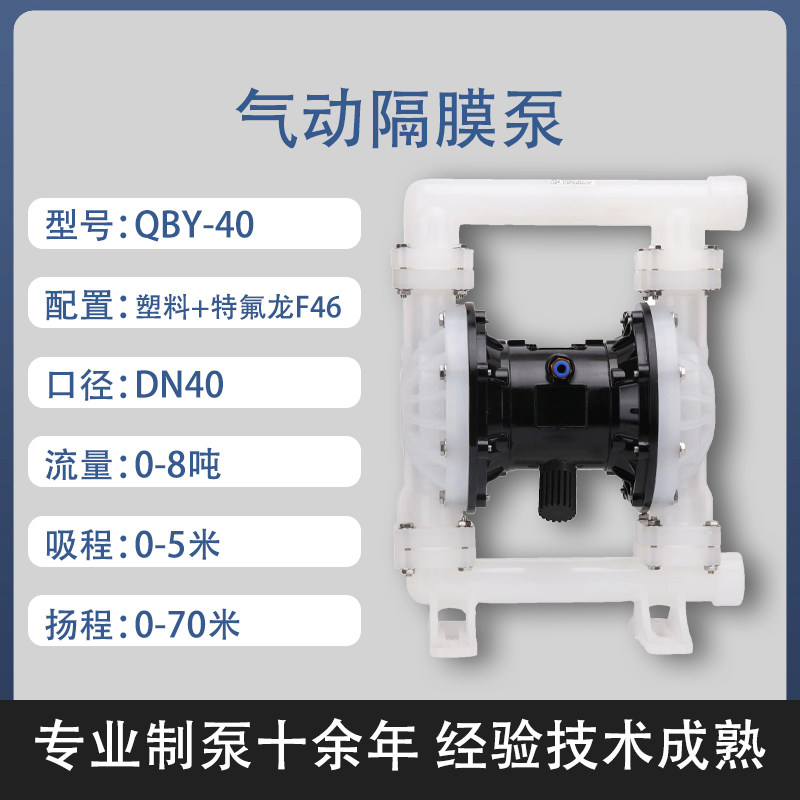 1-1/2 in Plastic AODD Pump