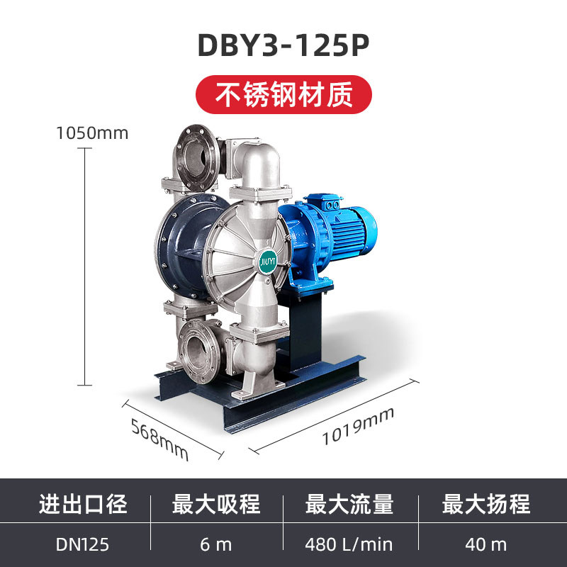 5 in Stainless steel Electric Diaphragm Pump